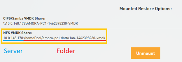 Unmount NFS datastores from VMware ESXi and NFS is in use