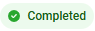 Screenshot of the completed status