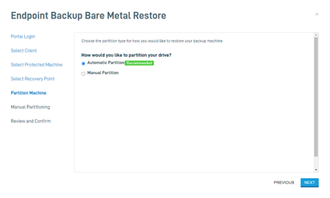 Datto Endpoint Backup with Disaster Recovery Bare Metal Restore ...